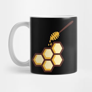 Honeycomb with dripping honey Mug